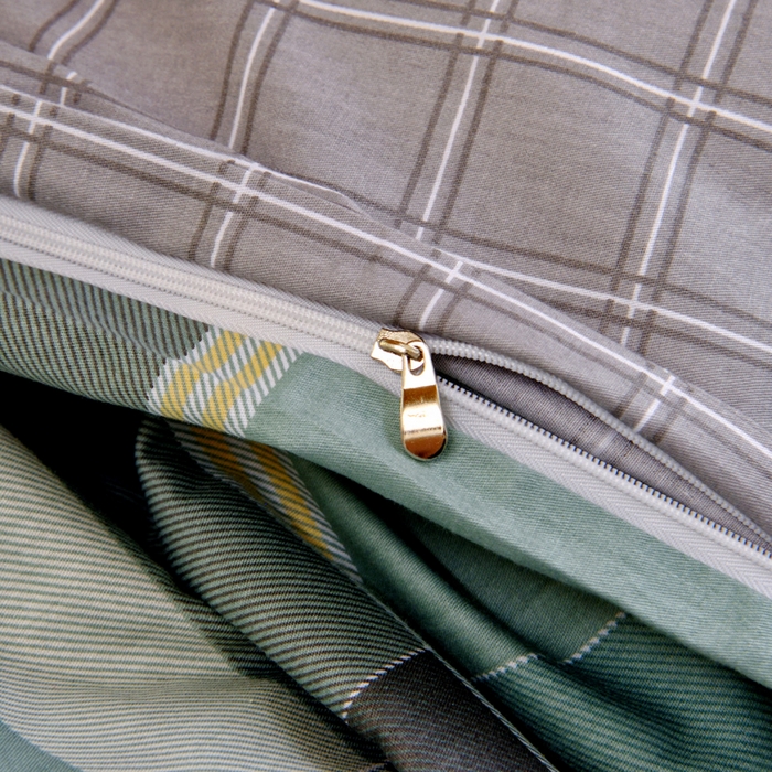 91家纺网 家纺一手货源 找家纺 水妙家纺 2025年新款A类全棉纯棉学生宿舍上下铺床笠六件套五件套 凯特-绿