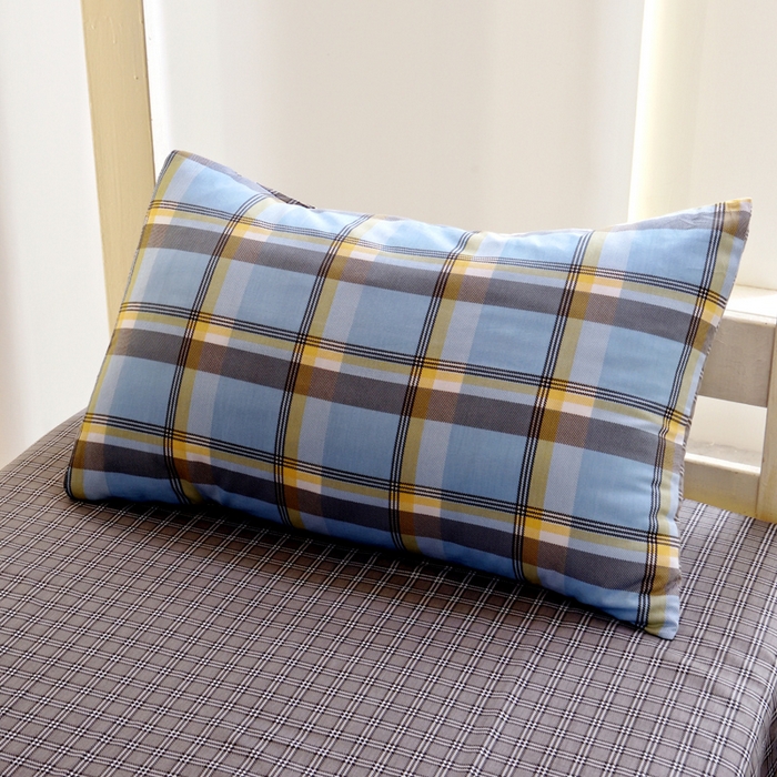 91家纺网 家纺一手货源 找家纺 水妙家纺 2025年新款A类全棉纯棉学生宿舍上下铺床笠六件套五件套 马尔-蓝