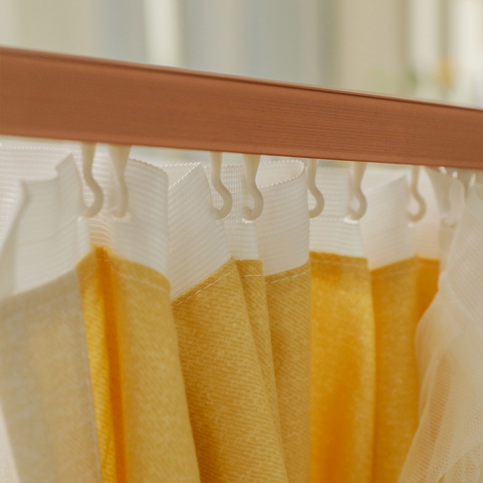 91家纺网 家纺一手货源 找家纺 都市缘蚊帐 2025新款学生宿舍导轨遮光床帘上下铺贴布卡通蚊帐0.8m 0.9m床 软萌兔-黄