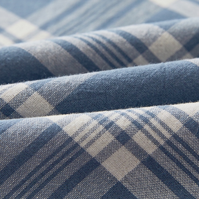 91家纺网 家纺一手货源 找家纺 翎盈家纺 2025款纯棉全棉水洗棉深睡枕专用枕套面包记忆枕枕头套枕套单品 卡洛-蓝