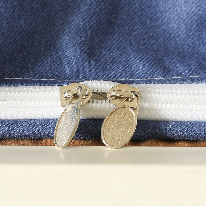 91家纺网 家纺一手货源 找家纺 都市缘蚊帐 2025新款学生宿舍导轨遮光床帘上下铺贴布卡通蚊帐0.8m 0.9m床 小白狗-藏青