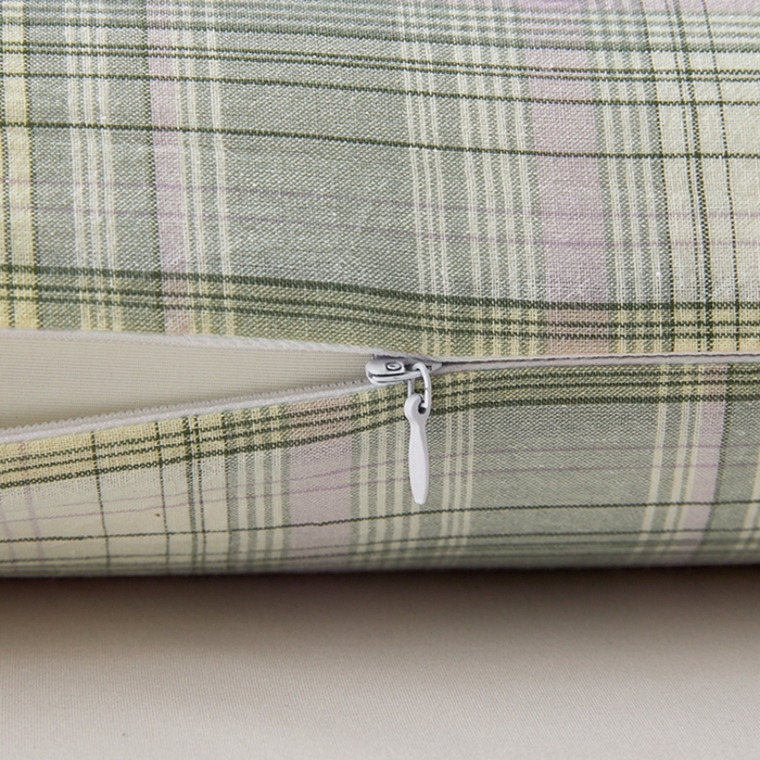 91家纺网 家纺一手货源 找家纺 翎盈家纺 2025款纯棉全棉水洗棉深睡枕专用枕套面包记忆枕枕头套枕套单品 米兰绿格