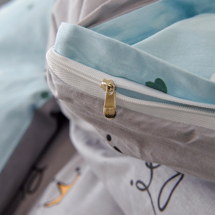 91家纺网 家纺一手货源 找家纺 水妙家纺 2025年新款A类全棉纯棉学生宿舍上下铺床笠六件套五件套 星耀皇冠-灰