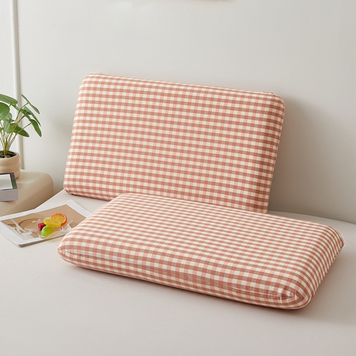 91家纺网 家纺一手货源 找家纺 翎盈家纺 2025款纯棉全棉水洗棉深睡枕专用枕套面包记忆枕枕头套枕套单品 玉小格