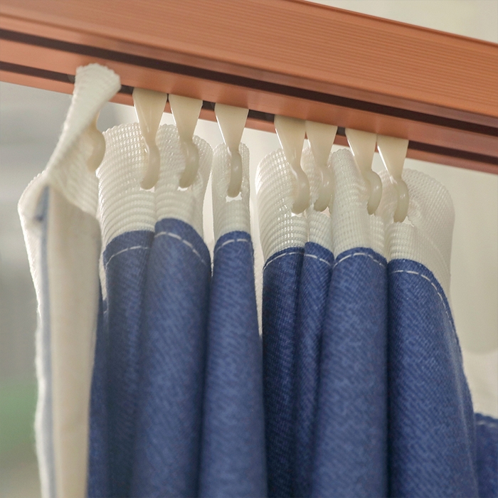 91家纺网 家纺一手货源 找家纺 都市缘蚊帐 2025新款学生宿舍导轨遮光床帘上下铺贴布卡通蚊帐0.8m 0.9m床 熊猫圆圆-藏青