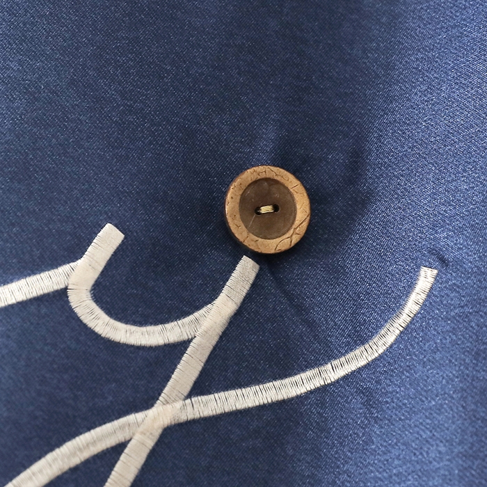 91家纺网 家纺一手货源 找家纺 都市缘蚊帐 2025新款学生宿舍导轨遮光床帘上下铺贴布卡通蚊帐0.8m 0.9m床 字母-藏青