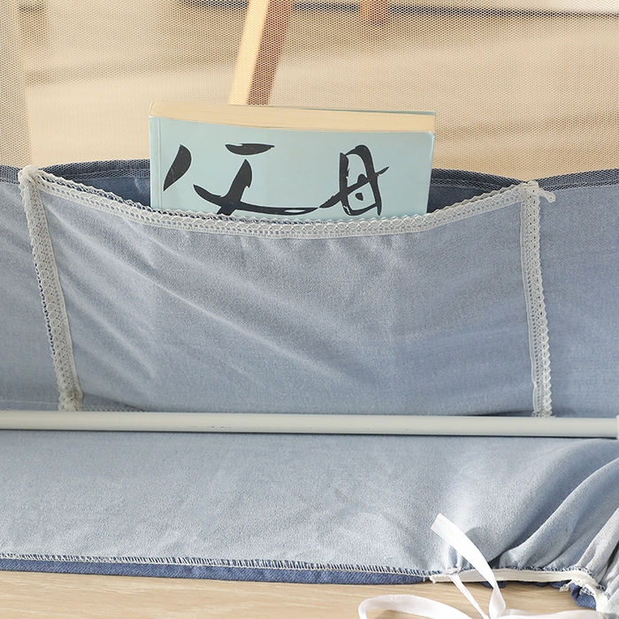 91家纺网 家纺一手货源 找家纺 都市缘蚊帐 2025新款学生宿舍导轨遮光床帘上下铺贴布卡通蚊帐0.8m 0.9m床 字母-藏青