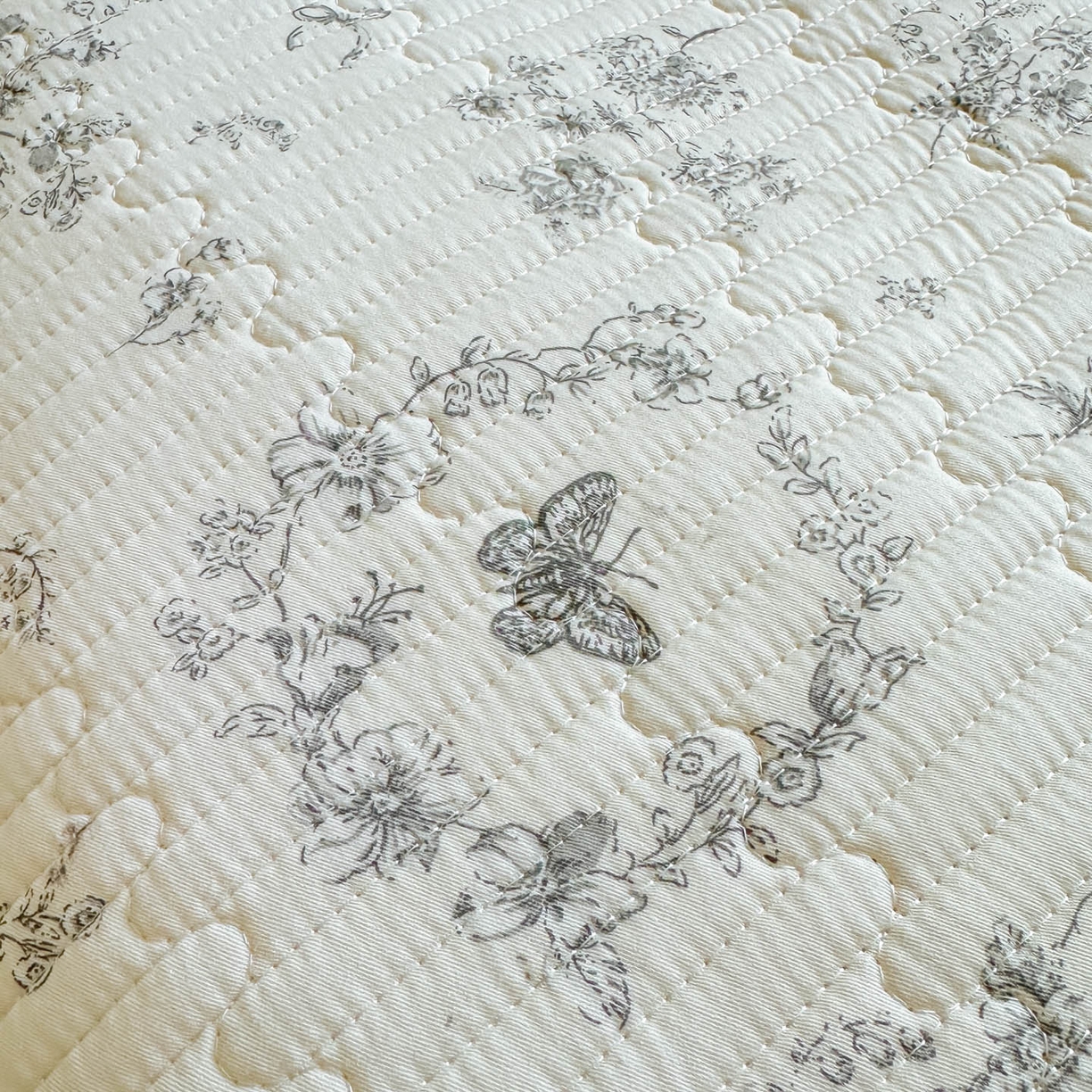 91家纺网 家纺一手货源 找家纺 恒尚居2025新款春秋纯棉床盖全棉印花床单床垫床褥垫-跑量（四季款） 纯棉四季款-花晨月夕