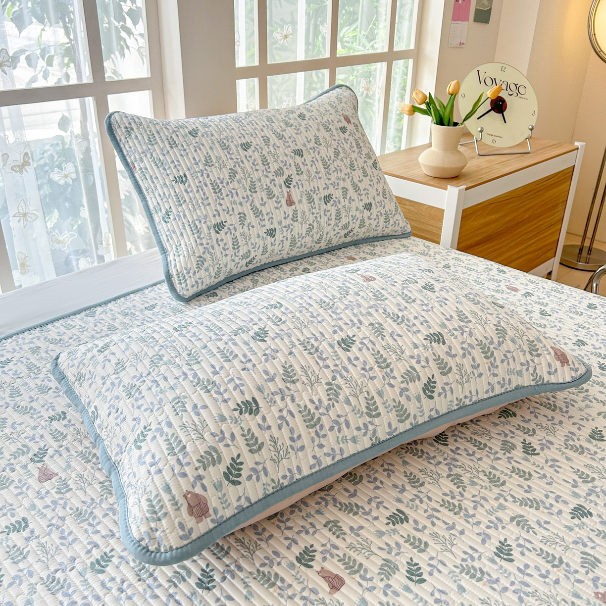 91家纺网 家纺一手货源 找家纺 恒尚居2025新款春秋纯棉床盖全棉印花床单床垫床褥垫-跑量（四季款） 纯棉四季款-绿野仙踪