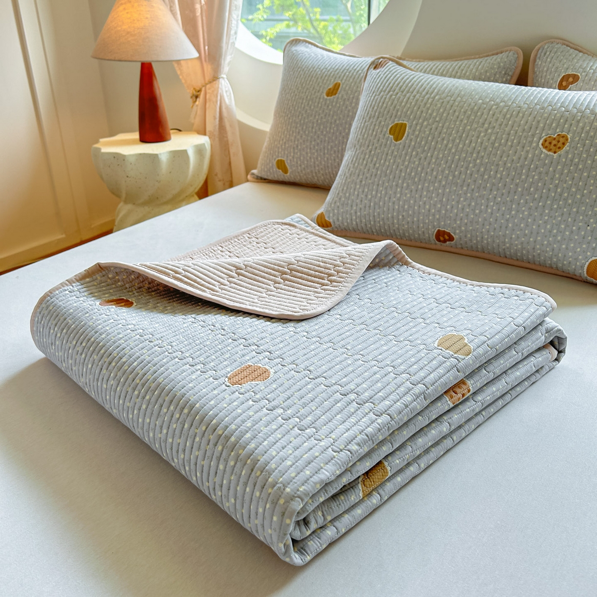 91家纺网 家纺一手货源 找家纺 恒尚居2025新款春秋纯棉床盖全棉印花床单床垫床褥垫-跑量（四季款） 纯棉四季款-绮陌