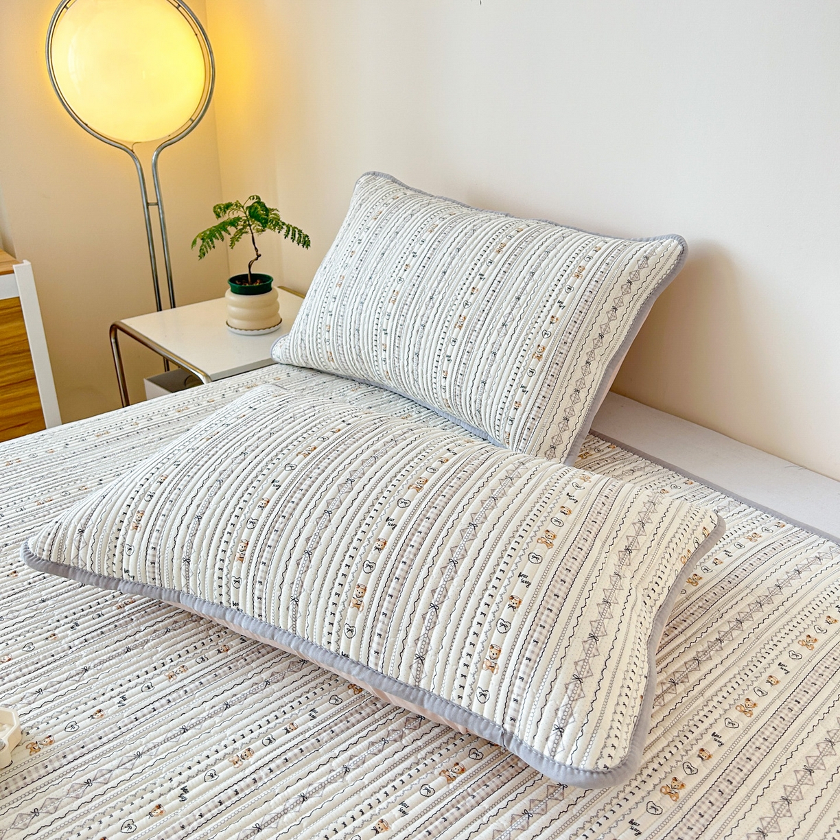 91家纺网 家纺一手货源 找家纺 恒尚居2025新款全棉床盖春秋印花床单纯棉床垫床褥垫-跑量（四季款）卡通 纯棉四季款-甜茶学院