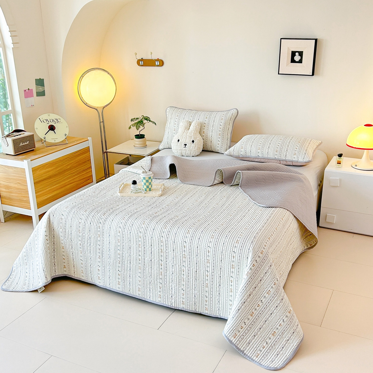 91家纺网 家纺一手货源 找家纺 恒尚居2025新款全棉床盖春秋印花床单纯棉床垫床褥垫-跑量（四季款）卡通 纯棉四季款-甜茶学院