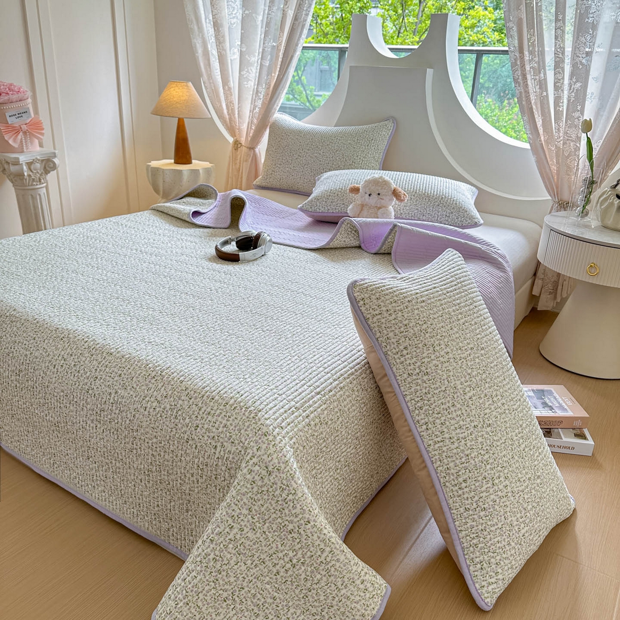 91家纺网 家纺一手货源 找家纺 （总）恒尚居2025新款春秋纯棉床盖全棉印花床单床垫床褥垫-跑量（四季款）