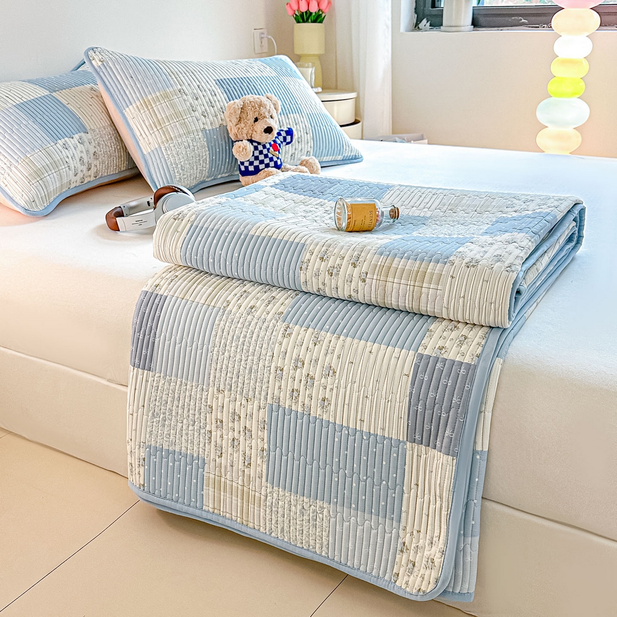 91家纺网 家纺一手货源 找家纺 （总）恒尚居2025新款全棉床盖春秋印花床单纯棉床垫床褥垫-跑量（四季款）卡通