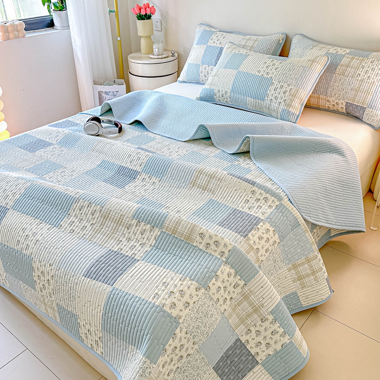 91家纺网 家纺一手货源 找家纺 （总）恒尚居2025新款全棉床盖春秋印花床单纯棉床垫床褥垫-跑量（四季款）卡通