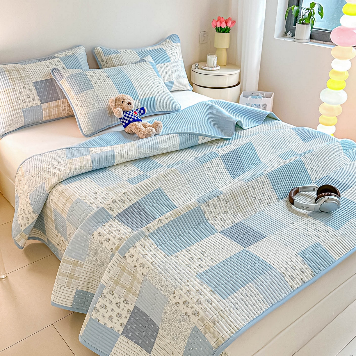 91家纺网 家纺一手货源 找家纺 （总）恒尚居2025新款全棉床盖春秋印花床单纯棉床垫床褥垫-跑量（四季款）卡通