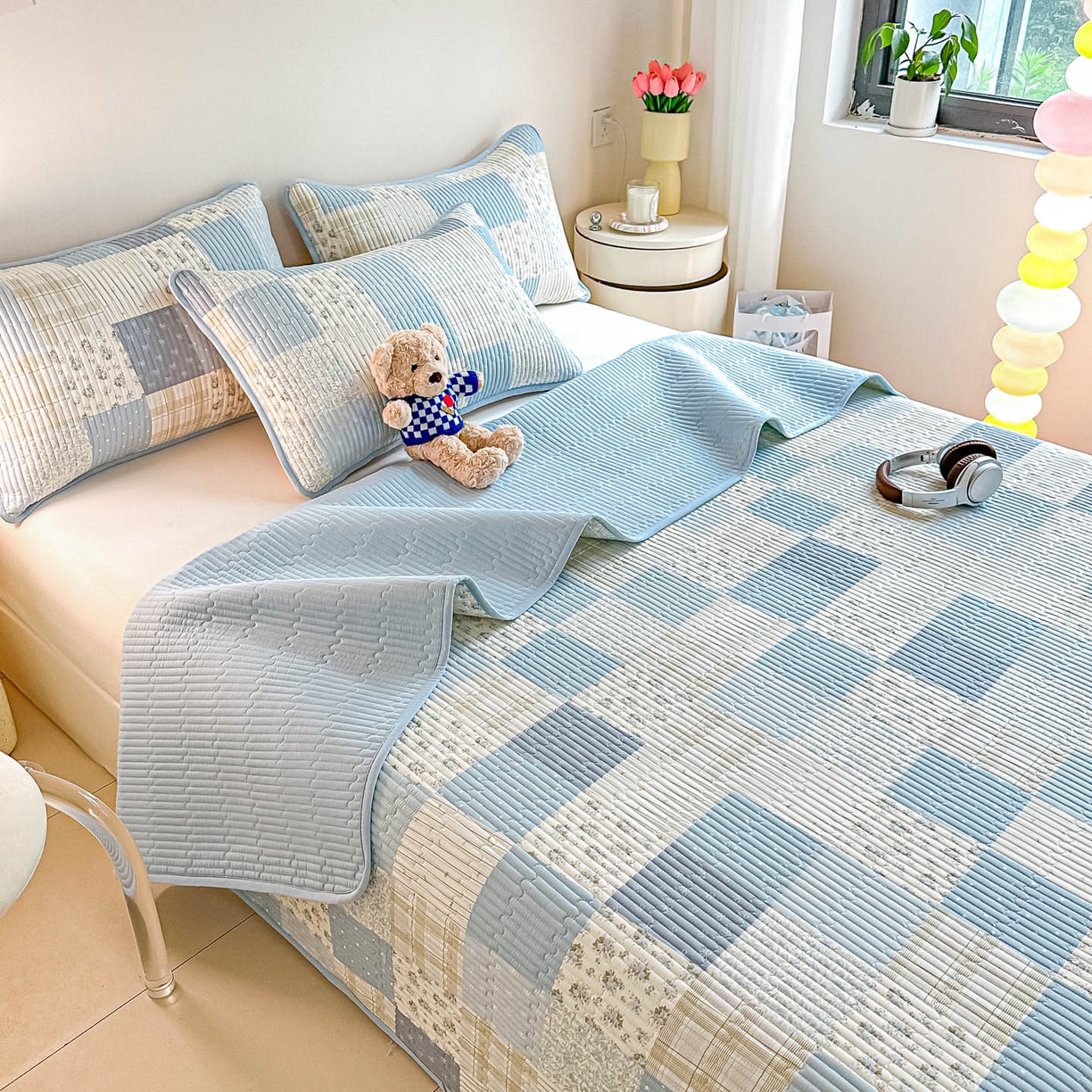 91家纺网 家纺一手货源 找家纺 （总）恒尚居2025新款全棉床盖春秋印花床单纯棉床垫床褥垫-跑量（四季款）卡通