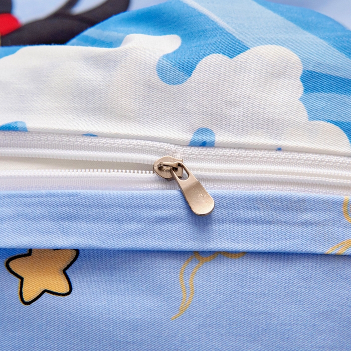 91家纺网 家纺一手货源 找家纺 乐秀 2025新款40S全棉13372幼儿园三件套六件套 小哪吒