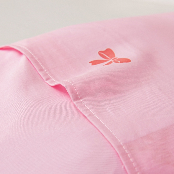 91家纺网 家纺一手货源 找家纺 乐秀 2025新款40S全棉13372幼儿园三件套六件套 草莓小兔