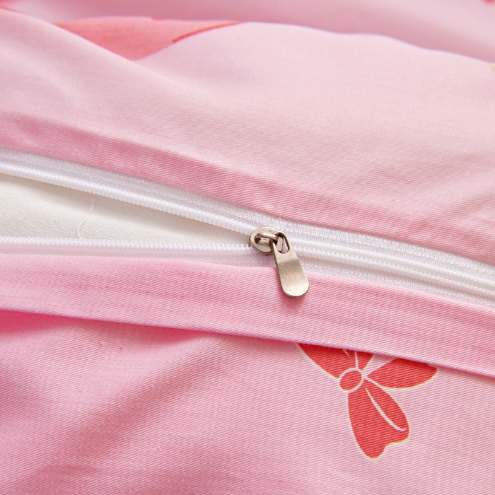 91家纺网 家纺一手货源 找家纺 乐秀 2025新款40S全棉13372幼儿园三件套六件套 草莓小兔