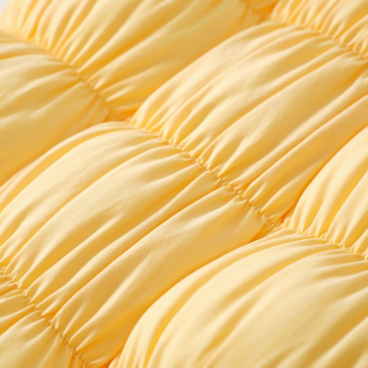 91家纺网 家纺一手货源 找家纺 糖果枕芯 2025新款菠萝泡泡枕舒适云朵感枕芯  菠萝泡泡枕-黄