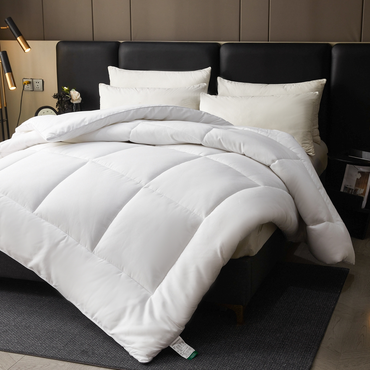 91家纺网 家纺一手货源 找家纺 （总）中乾酒店布草工厂店 2025新款中乾酒店宾馆床上用品被芯