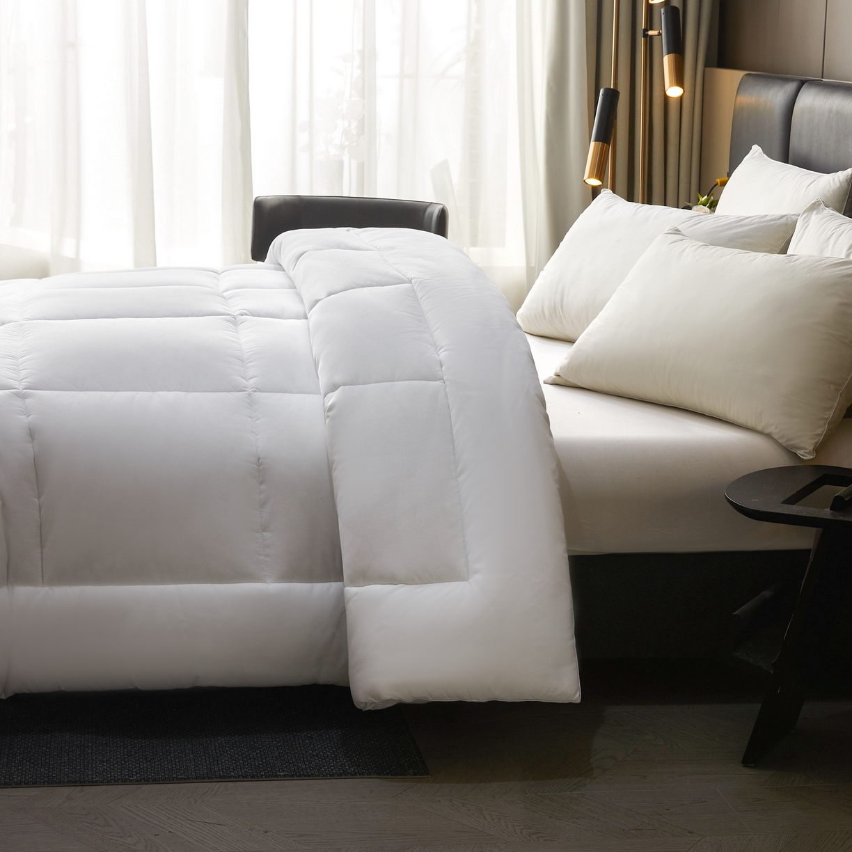 91家纺网 家纺一手货源 找家纺 （总）中乾酒店布草工厂店 2025新款中乾酒店宾馆床上用品被芯