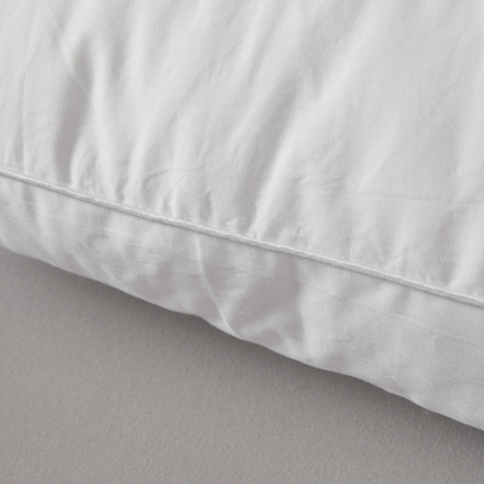 91家纺网 家纺一手货源 找家纺 中乾酒店布草工厂店 2025新款中乾酒店枕芯 防羽布单边枕芯 低枕