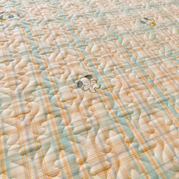 91家纺网 家纺一手货源 找家纺 美达 2025新款全棉夹棉床褥床盖 格诺狗