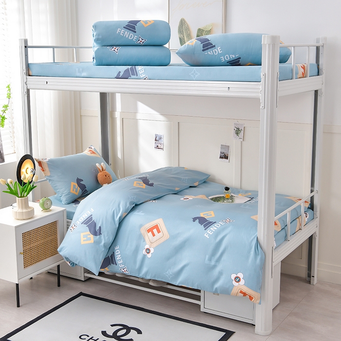 91家纺网 家纺一手货源 找家纺 总2025新款全棉学生三件套纯棉六件套装宿舍上下铺全套棉花被