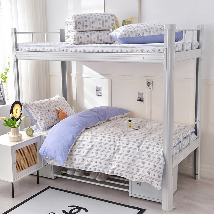 91家纺网 家纺一手货源 找家纺 总2025新款全棉学生三件套纯棉六件套装宿舍上下铺全套棉花被