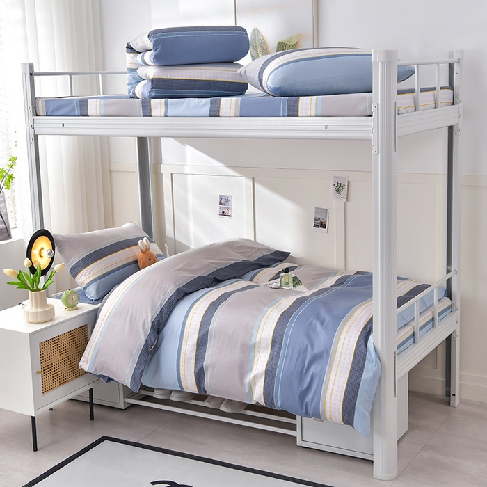 91家纺网 家纺一手货源 找家纺 总2025新款全棉学生三件套纯棉六件套装宿舍上下铺全套棉花被