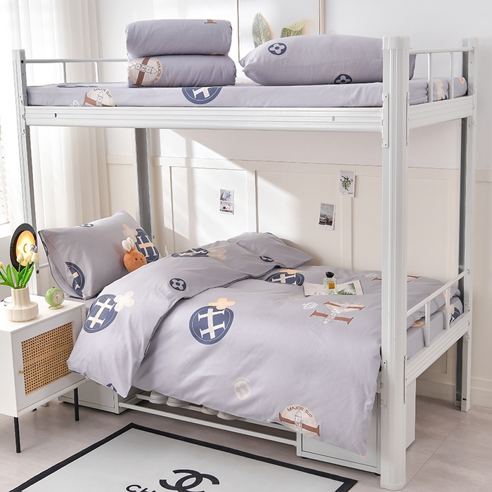 91家纺网 家纺一手货源 找家纺 总2025新款全棉学生三件套纯棉六件套装宿舍上下铺全套棉花被