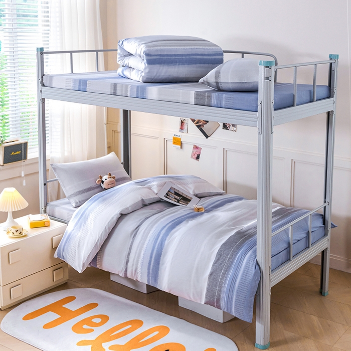 91家纺网 家纺一手货源 找家纺 总2025新款全棉学生三件套纯棉六件套装宿舍上下铺全套棉花被