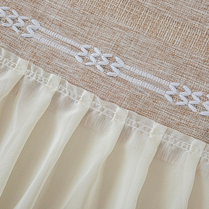 91家纺网 家纺一手货源 找家纺 沐沐2026新款桃苏沙发巾 浅卡其