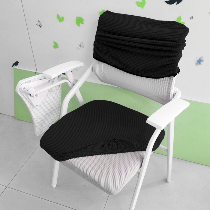 91家纺网 家纺一手货源 找家纺 （总）壹零特色家纺 弹力防水华夫格培训椅套 带桌板椅子套