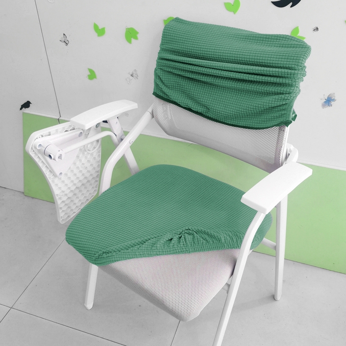 91家纺网 家纺一手货源 找家纺 （总）壹零特色家纺 弹力防水华夫格培训椅套 带桌板椅子套