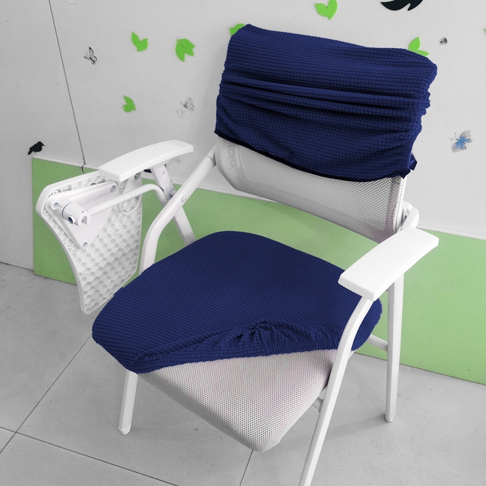 91家纺网 家纺一手货源 找家纺 （总）壹零特色家纺 弹力防水华夫格培训椅套 带桌板椅子套