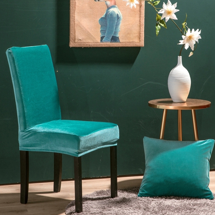 91家纺网 家纺一手货源 找家纺 （总）壹零特色家纺 加厚银狐绒一体椅套 饭店弹力通用连体椅套子 椅子套