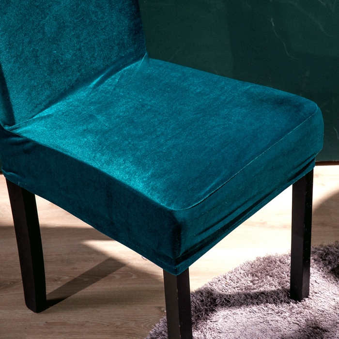 91家纺网 家纺一手货源 找家纺 （总）壹零特色家纺 加厚银狐绒一体椅套 饭店弹力通用连体椅套子 椅子套