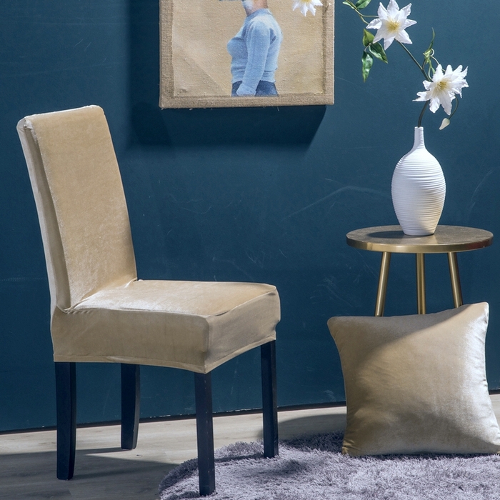 91家纺网 家纺一手货源 找家纺 （总）壹零特色家纺 加厚银狐绒一体椅套 饭店弹力通用连体椅套子 椅子套