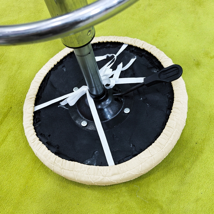 91家纺网 家纺一手货源 找家纺 （总）壹零特色家纺 TPU菱形格提花纯色防水款圆凳套 吧台凳套