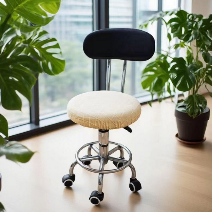 91家纺网 家纺一手货源 找家纺 （总）壹零特色家纺 TPU菱形格提花纯色防水款圆凳套 吧台凳套