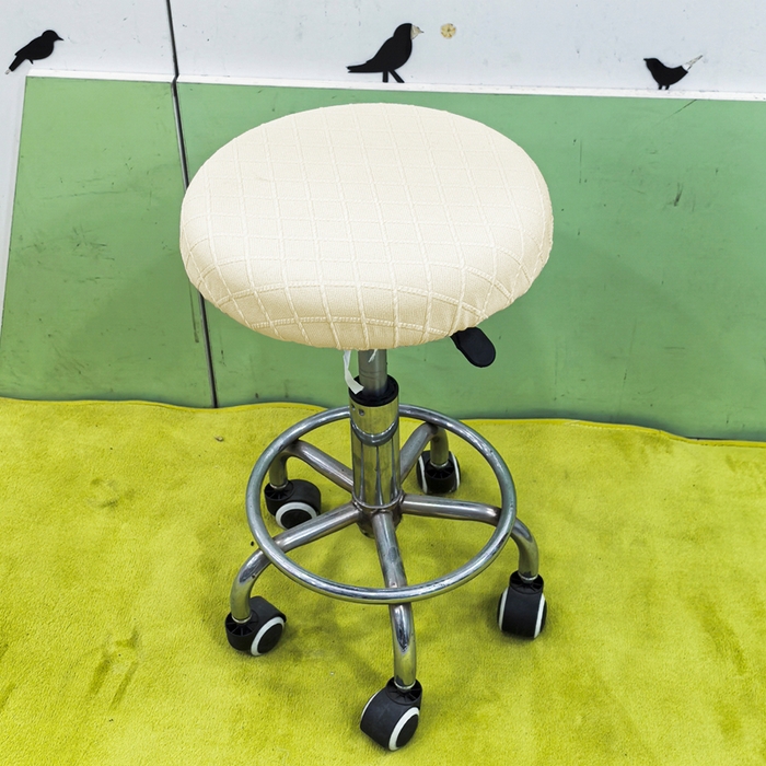 91家纺网 家纺一手货源 找家纺 （总）壹零特色家纺 TPU菱形格提花纯色防水款圆凳套 吧台凳套