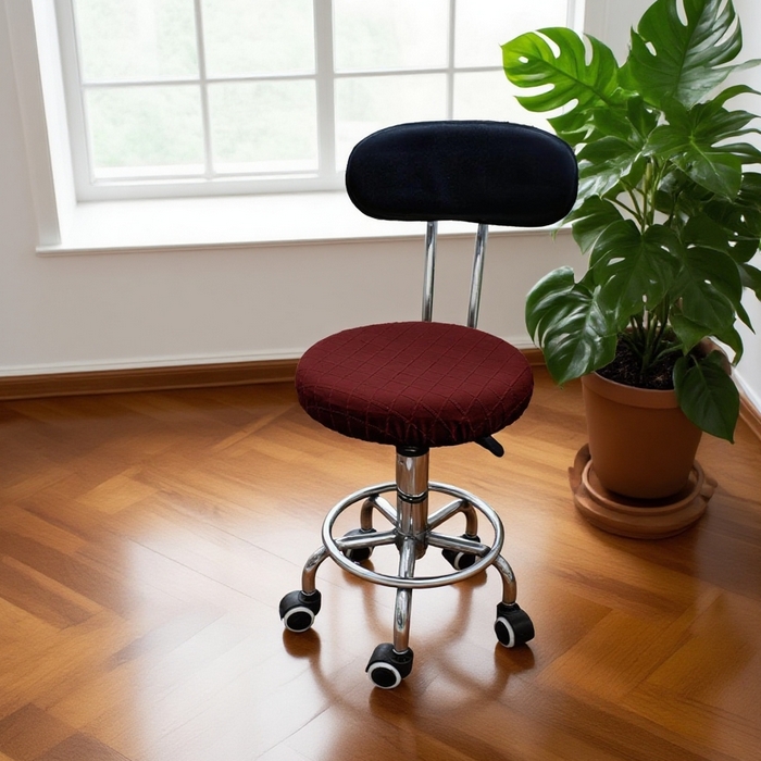 91家纺网 家纺一手货源 找家纺 （总）壹零特色家纺 TPU菱形格提花纯色防水款圆凳套 吧台凳套