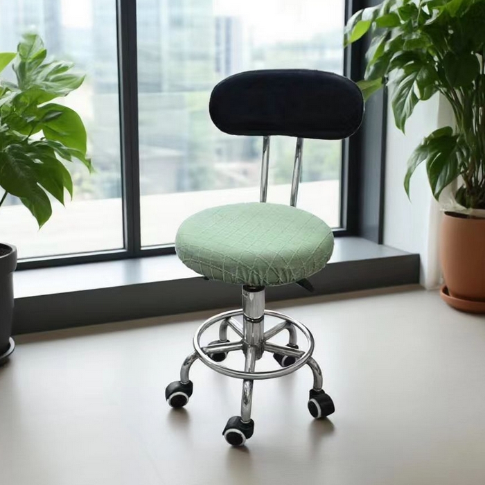 91家纺网 家纺一手货源 找家纺 （总）壹零特色家纺 TPU菱形格提花纯色防水款圆凳套 吧台凳套