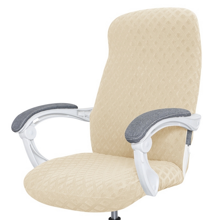 91家纺网 家纺一手货源 找家纺 （总）壹零特色家纺 菠萝格弹力老板椅套 办公室椅子套 带拉链连体椅套 弹性椅套