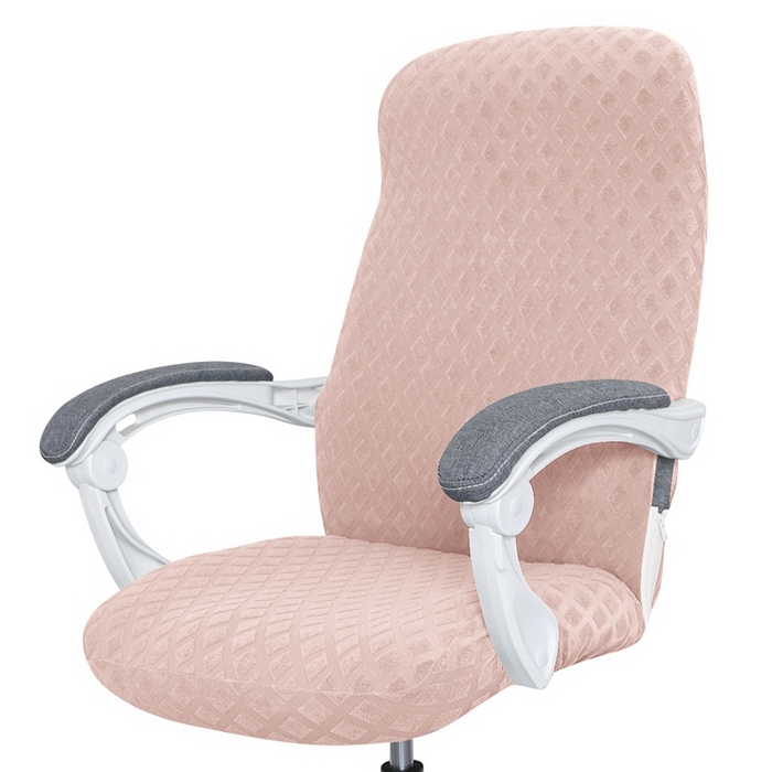 91家纺网 家纺一手货源 找家纺 （总）壹零特色家纺 菠萝格弹力老板椅套 办公室椅子套 带拉链连体椅套 弹性椅套