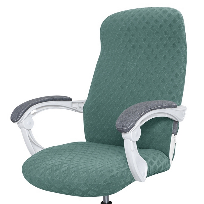 91家纺网 家纺一手货源 找家纺 （总）壹零特色家纺 菠萝格弹力老板椅套 办公室椅子套 带拉链连体椅套 弹性椅套