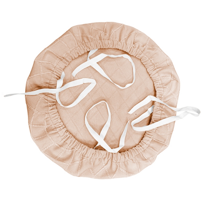 91家纺网 家纺一手货源 找家纺 壹零特色家纺 TPU菱形格提花纯色防水款圆凳套 吧台凳套 驼色 TPU菱形格圆凳套